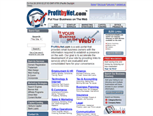 Tablet Screenshot of profitbynet.com